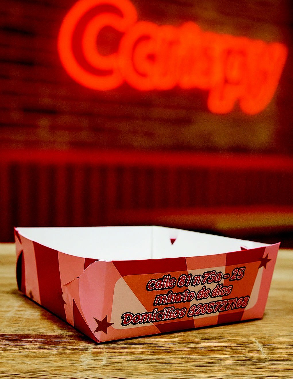 Caja Bandeja de Mesa