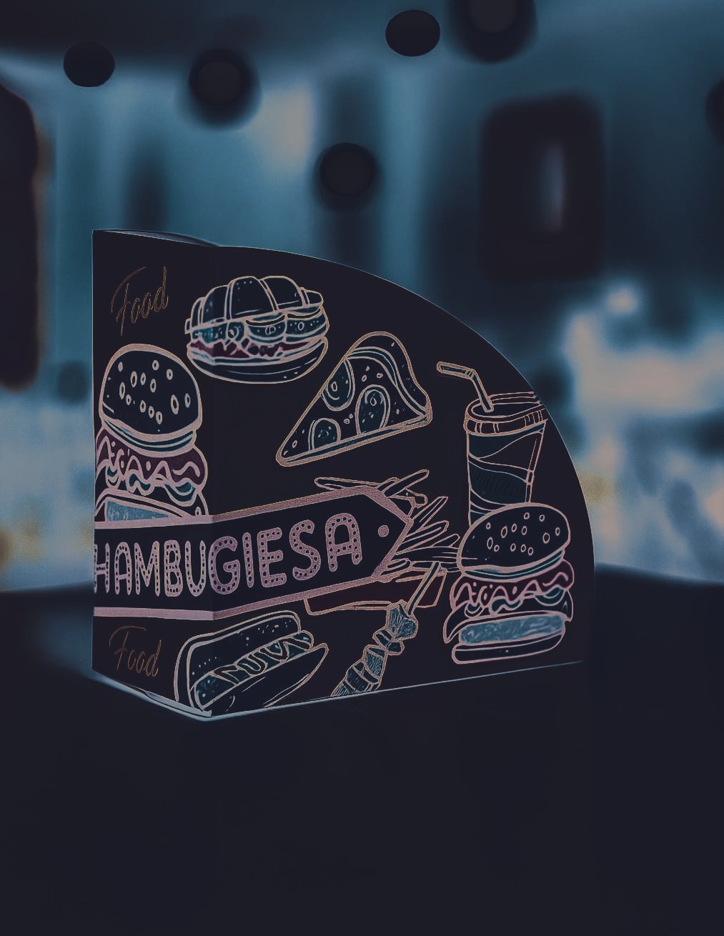 Porta Hamburguesa